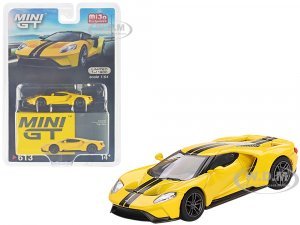 Ford GT Triple Yellow with Black Stripes