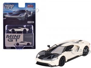 Ford GT 1964 Prototype Heritage Edition Wimbledon White with Black Hood and Stripe