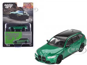 BMW M3 Competition Touring Isle of Man Green Metallic with Black Top