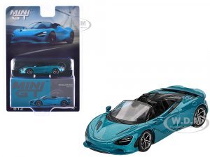McLaren 750S Spider Belize Blue Metallic