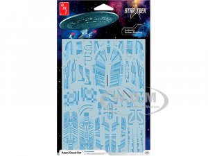 Star Trek: The Next Generation U.S.S. Enterprise NCC-1701-D Aztec Decal Set 1/1400 Scale by AMT