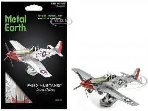 Model Kit North American P-51D Mustang Fighter Aircraft Sweet Arlene United States Army Air Forces (Challenging Difficulty) Steel Model by Metal Earth