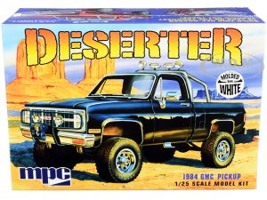 1984 GMC Pickup Truck (Molded in White) Deserter 1 25 Scale Model by MPC