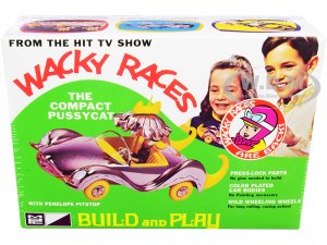 The Compact Pussycat with Penelope Pitstop Figurine Wacky Races (1968) TV Series 1/25 Scale Model by MPC