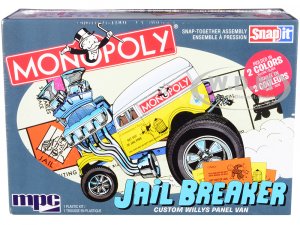 Custom Willys Panel Van Jail Breaker Monopoly 1 25 Scale Model by MPC