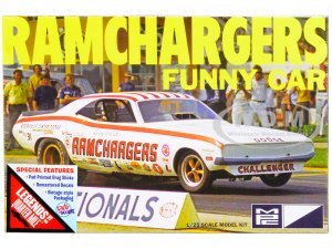 Dodge Challenger Ramchargers Funny Car Legends of the Quarter Mile 1 25 Scale Model by MPC