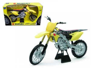 2014 Suzuki RM-Z450 Motorcycle Yellow 1/6 Model by New Ray
