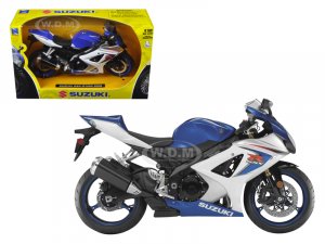 2008 Suzuki GSX-R1000 Blue Bike Motorcycle  by New Ray