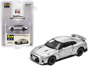 Nissan GT-R RHD (Right Hand Drive) Super Silver with White Stripe 50th Anniversary Edition