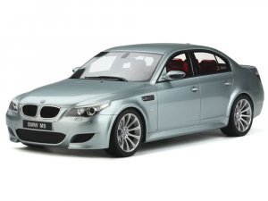 2008 BMW M5 E60 Phase 2 Silverstone Gray Metallic with Red Interior