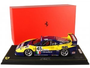 Ferrari F40 LM #45 Jean-Marc Gounon - Eric Bernard - Paul Belmondo Ennea SRL Igol 24 Hours of Le Mans (1996) with DISPLAY CASE