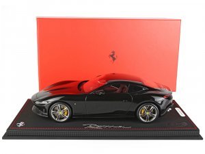 Ferrari Roma Black Daytona with DISPLAY CASE