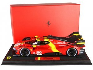 Ferrari 499P Hypercar #50 2022 Launch Edition Red with DISPLAY CASE