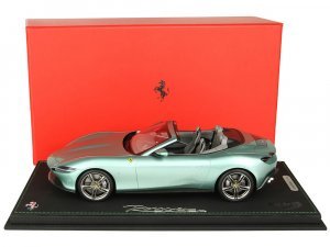 Ferrari Roma Spider (Open Roof) Tevere Green Metallic with DISPLAY CASE