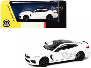 BMW M8 Coupe Alpine White with Black Top