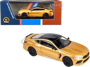 BMW M8 Coupe Ceylon Gold Metallic with Black Top