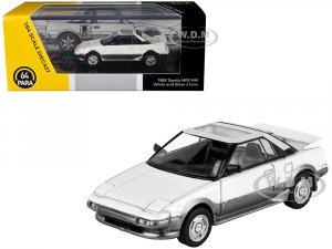 1985 Toyota MR2 MK1 White and Silver Metallic with Sun Roof