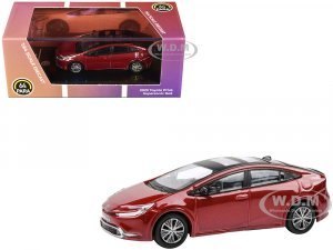 2023 Toyota Prius Supersonic Red Metallic with Black Top and Sun Roof and Sun Roof