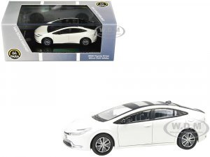 2023 Toyota Prius Wind Chill White Metallic with Black Top and Sun Roof and Sun Roof