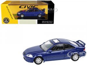 1999 Honda Civic Si Electron Blue Metallic with Sun Roof