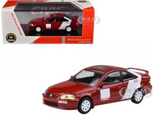 1999 Honda Civic Si EM1 Kanjo Livery Red with White Stripes