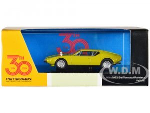 1972 De Tomaso Pantera Yellow Petersen Automotive Museum 30th Anniversary