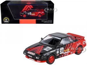 1985 Toyota MR2 MK1 RHD (Right Hand Drive) #38 Red and Black Autocross Livery