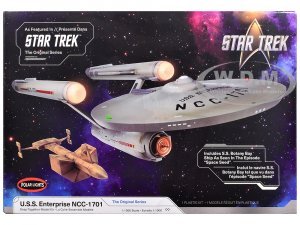 U.S.S. Enterprise NCC-1701 Spaceship Star Trek (1966) TV Series 1/1000 Scale Model by Polar Lights