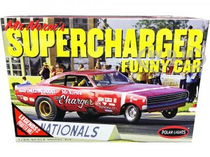 1969 Dodge Charger Funny Car Mr. Norms Supercharger Legends of the Quarter Mile 1 25 Scale Model by Polar Lights