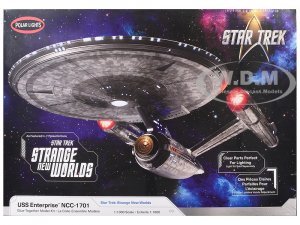 USS Enterprise NCC-1701 Spacecraft Star Trek: Strange New Worlds (2022-Current) TV Series Scale Model by Polar Lights