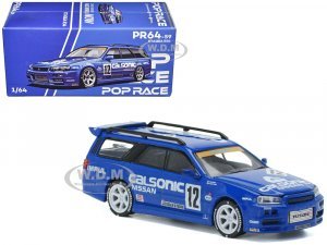 Nissan GT-R Stagea R34 RHD (Right Hand Drive) #12 Calsonic Blue