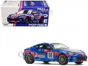 Subaru BRZ #88 Blue with Graphics Tokyo Subaru Racing