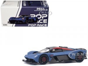 Aston Martin Valkyrie Satin Marina Blue with Carbon Top