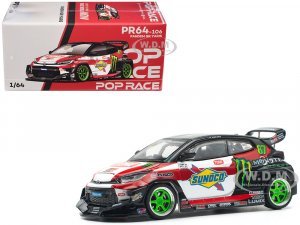 Toyota Pandem GR Yaris RHD (Right Hand Drive) #87 Daigo Saito Black with Graphics