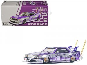 Skyline C210 Kaido Racer Bosozoku Style RHD (Right Hand Drive) #210 Purple and Silver