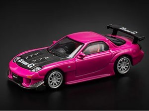 Mazda RX-7 Widebody RHD (Right Hand Drive) Pink with Carbon Hood Indonesia