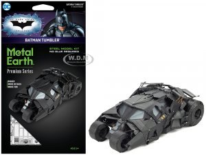 Model Kit Batman Tumbler The Dark Knight Trilogy (2005-2012) Movies (Challenging Difficulty) Steel Model by Metal Earth