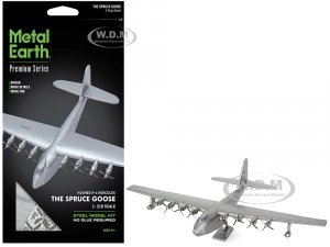 Model Kit Hughes H-4 Hercules Flying Boat The Spruce Goose (Moderate Difficulty) Steel Model by Metal Earth