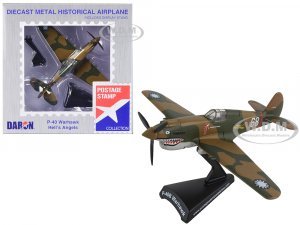 Curtiss P-40 Warhawk Fighter Aircraft Hells Angels - Flying Tigers United States Army Air Corps 1/90