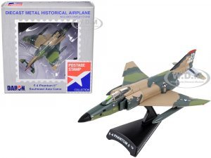 McDonnell Douglas F-4 Phantom II Fighter Aircraft Southeast Asia Camouflage United States Air Force 1/155