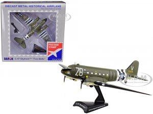 Douglas C-47 Skytrain Transport Aircraft Tico Belle 82nd Airborne Division D-Day (1945) United States Army Air Forces 1/144