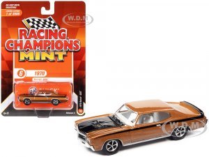 1970 Buick GSX Orange Metallic with Black Stripes and Hood Racing Champions Mint 2022 Release 2