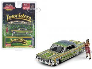 1964 Chevrolet Impala Lowrider Green Metallic with Graphics and