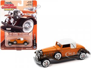 1931 Cadillac V16 Burnt Orange and Brown Metallic with White Top