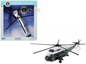 Marine One Presidential Helicopter United States of America Dark Green and White