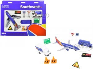 Southwest Airlines Airport Playset of 10 pieces