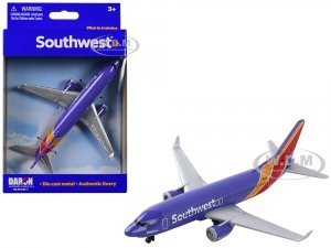 Commercial Aircraft Southwest Airlines (N8642E) Blue with Striped Tail