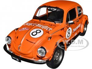 1974 Volkswagen Beetle 1303 #8 Matt Orange Jagermeister Tribute Competition Series