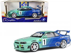 Nissan Skyline GT-R (R34) RHD (Right Hand Drive) #1 Hironori Takeuchi - Yuji Tachikawa Falken JGTC (Japan Grand Touring Championship) (2001) Competition Series