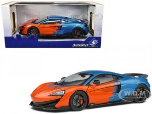 2019 McLaren 600LT Blue Metallic and Orange Formula One Team Tribute Livery